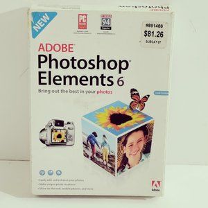 Adobe Photoshop Elements 6 Windows XP & Vista